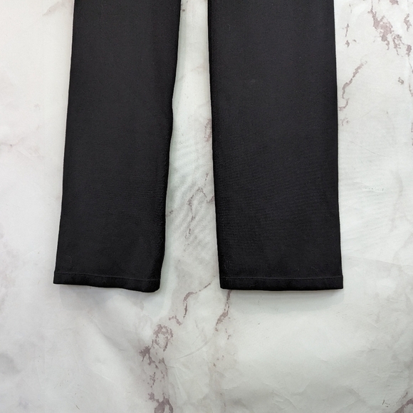 Betabrand Pant Womens Medium Long Black Mid Rise Ponte Straight Leg Full Length - Picture 8 of 10
